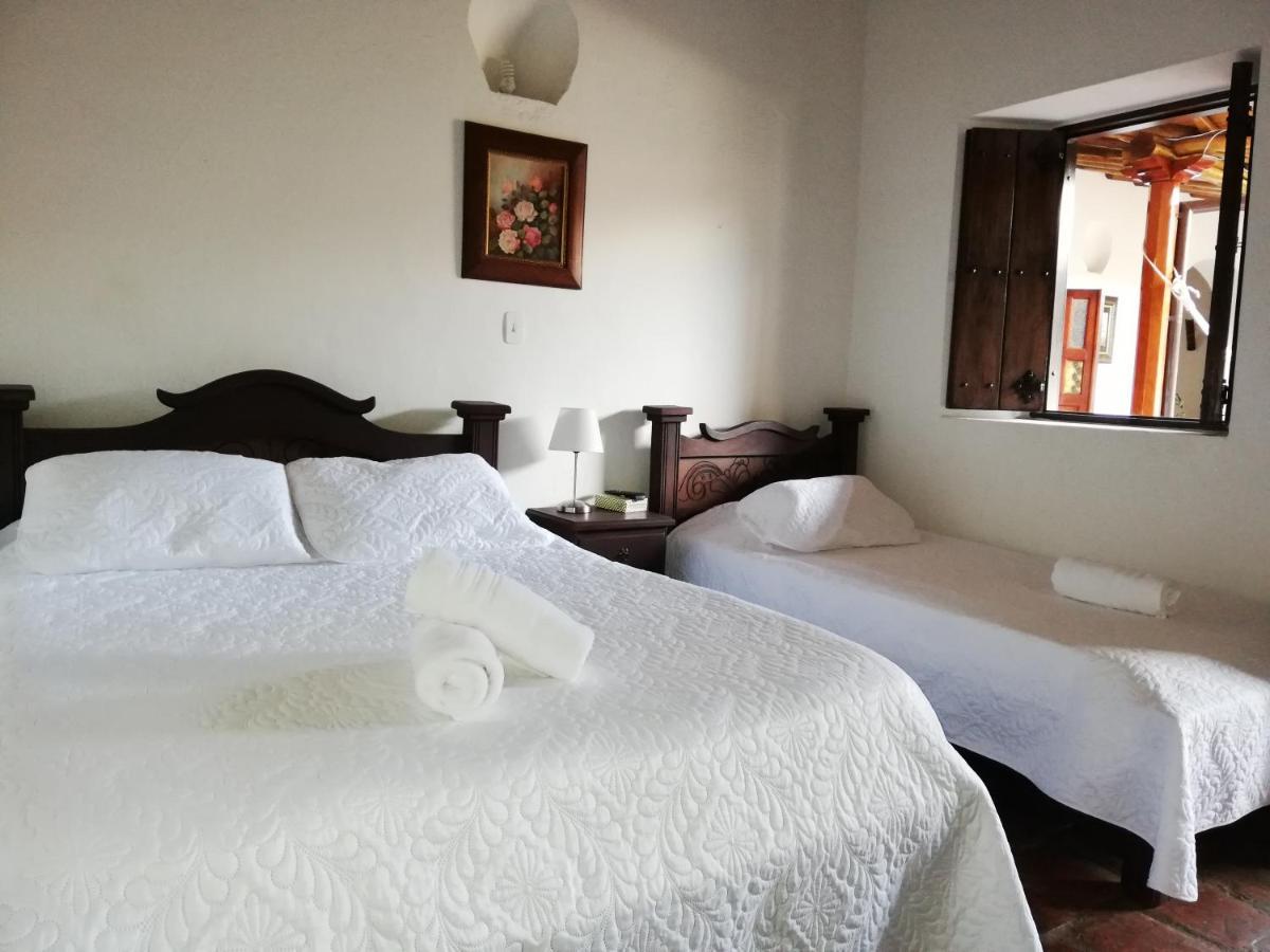 Hotel Casa Claustro De Zapatoca Bagian luar foto