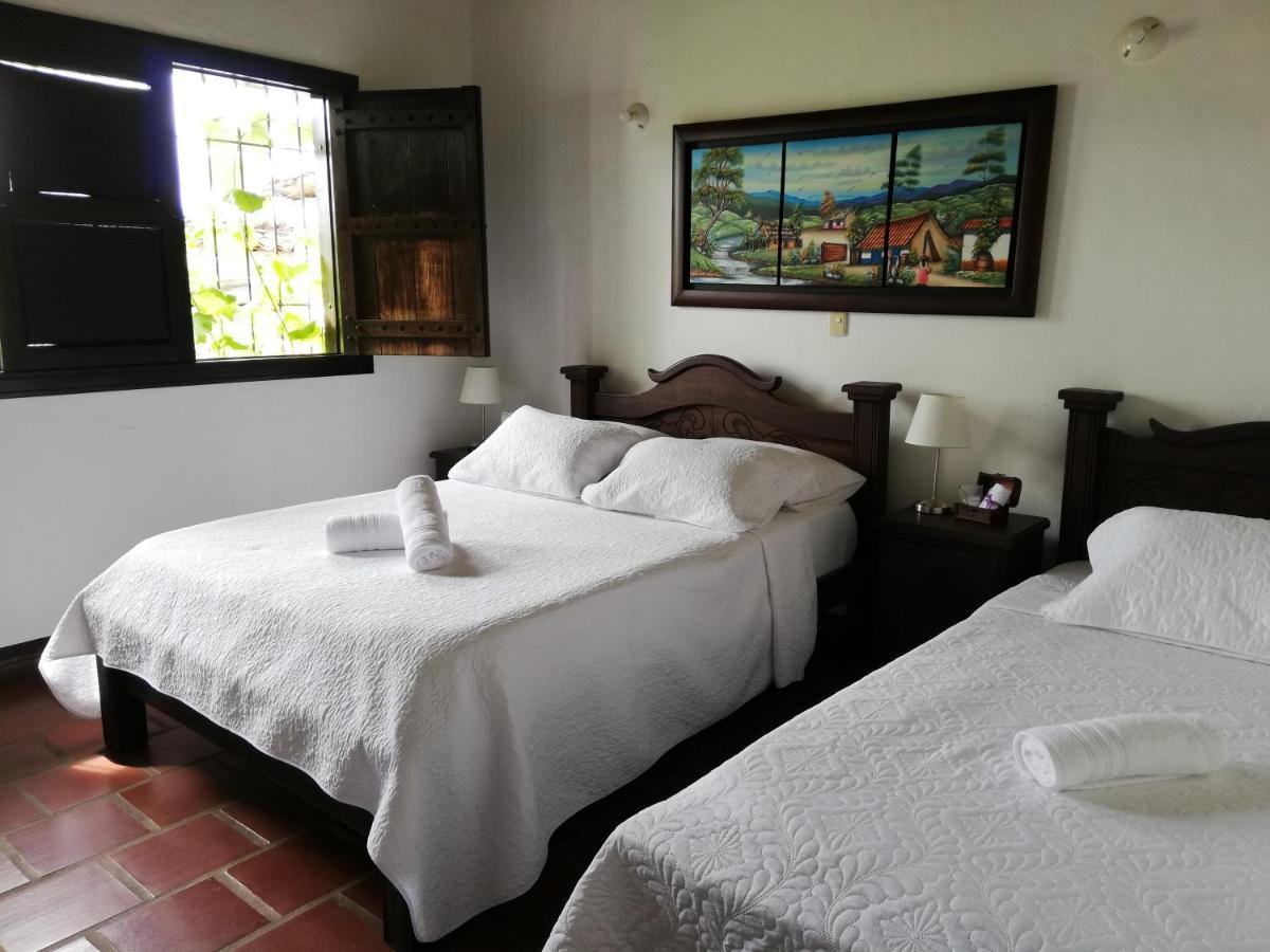 Hotel Casa Claustro De Zapatoca Bagian luar foto