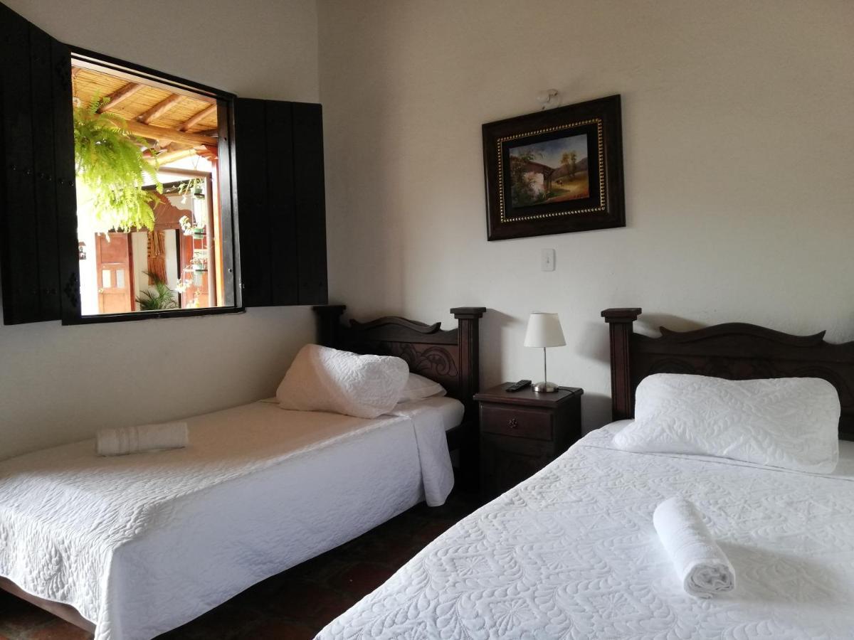 Hotel Casa Claustro De Zapatoca Bagian luar foto