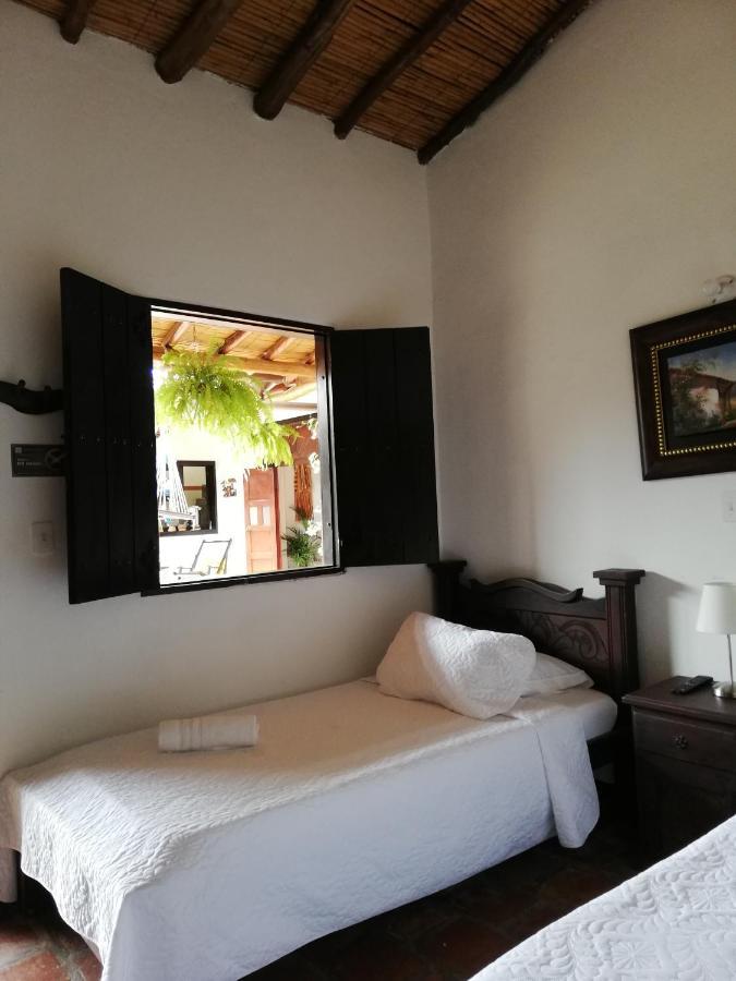 Hotel Casa Claustro De Zapatoca Bagian luar foto