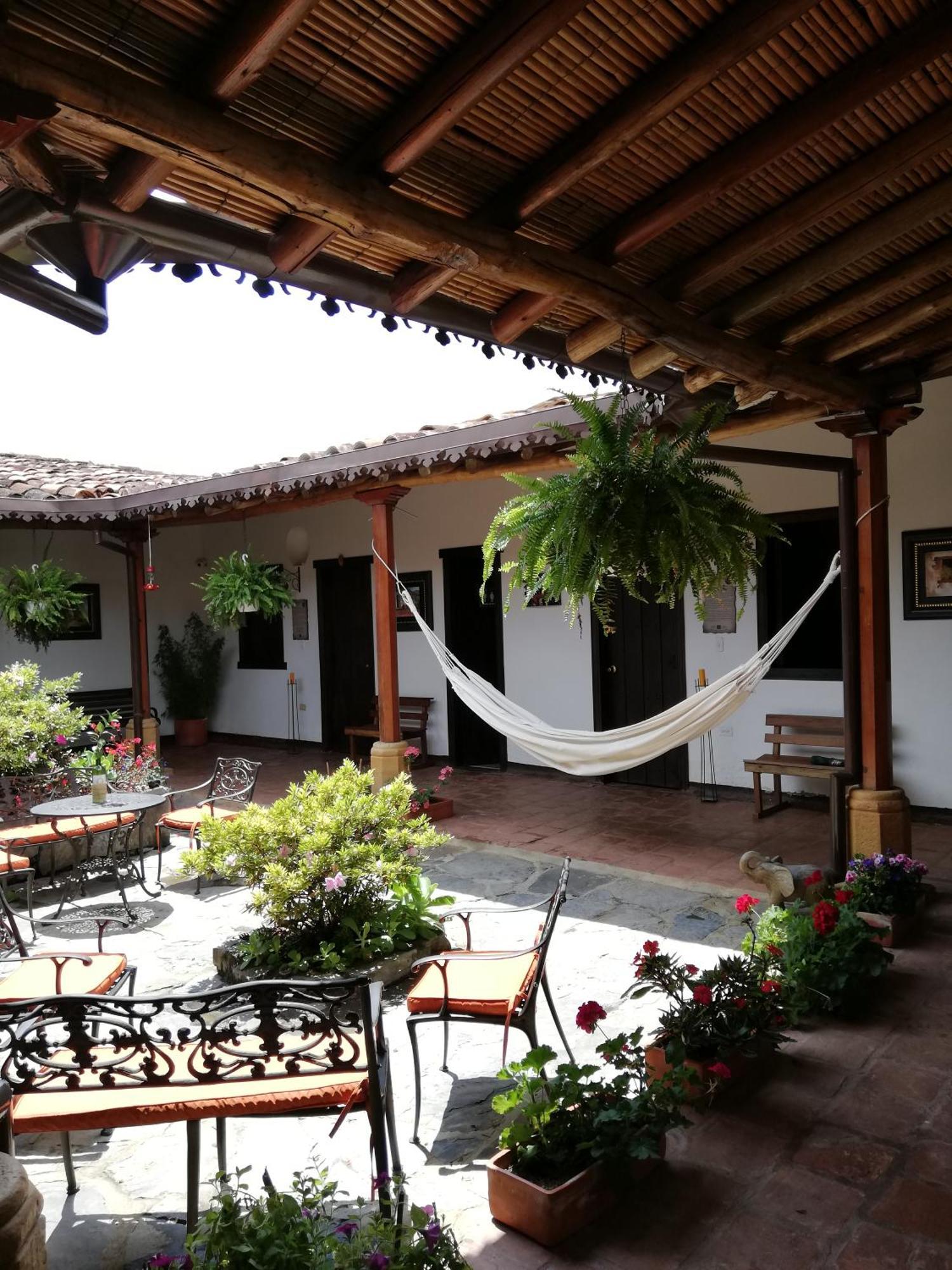 Hotel Casa Claustro De Zapatoca Bagian luar foto