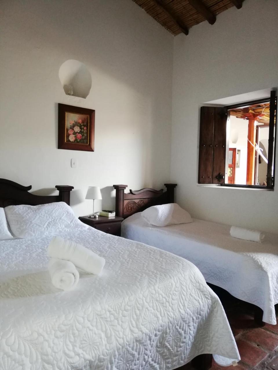 Hotel Casa Claustro De Zapatoca Bagian luar foto