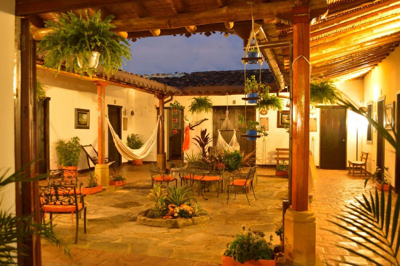 Hotel Casa Claustro De Zapatoca Bagian luar foto