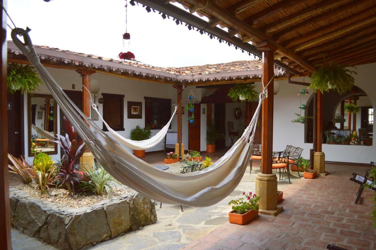 Hotel Casa Claustro De Zapatoca Bagian luar foto