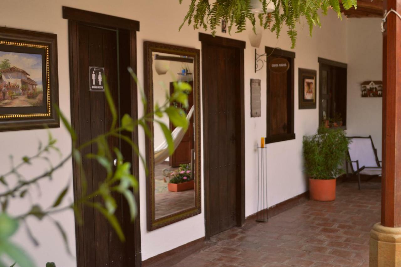 Hotel Casa Claustro De Zapatoca Bagian luar foto