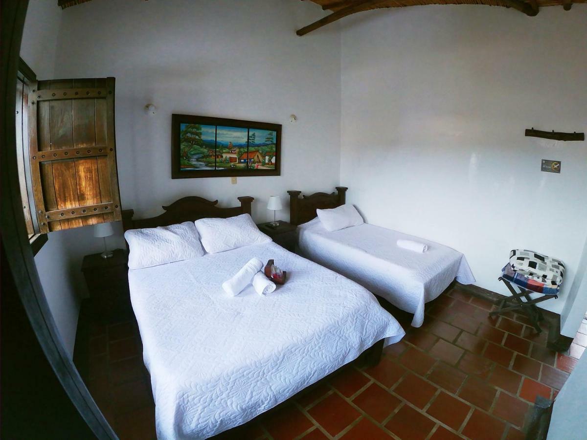 Hotel Casa Claustro De Zapatoca Bagian luar foto